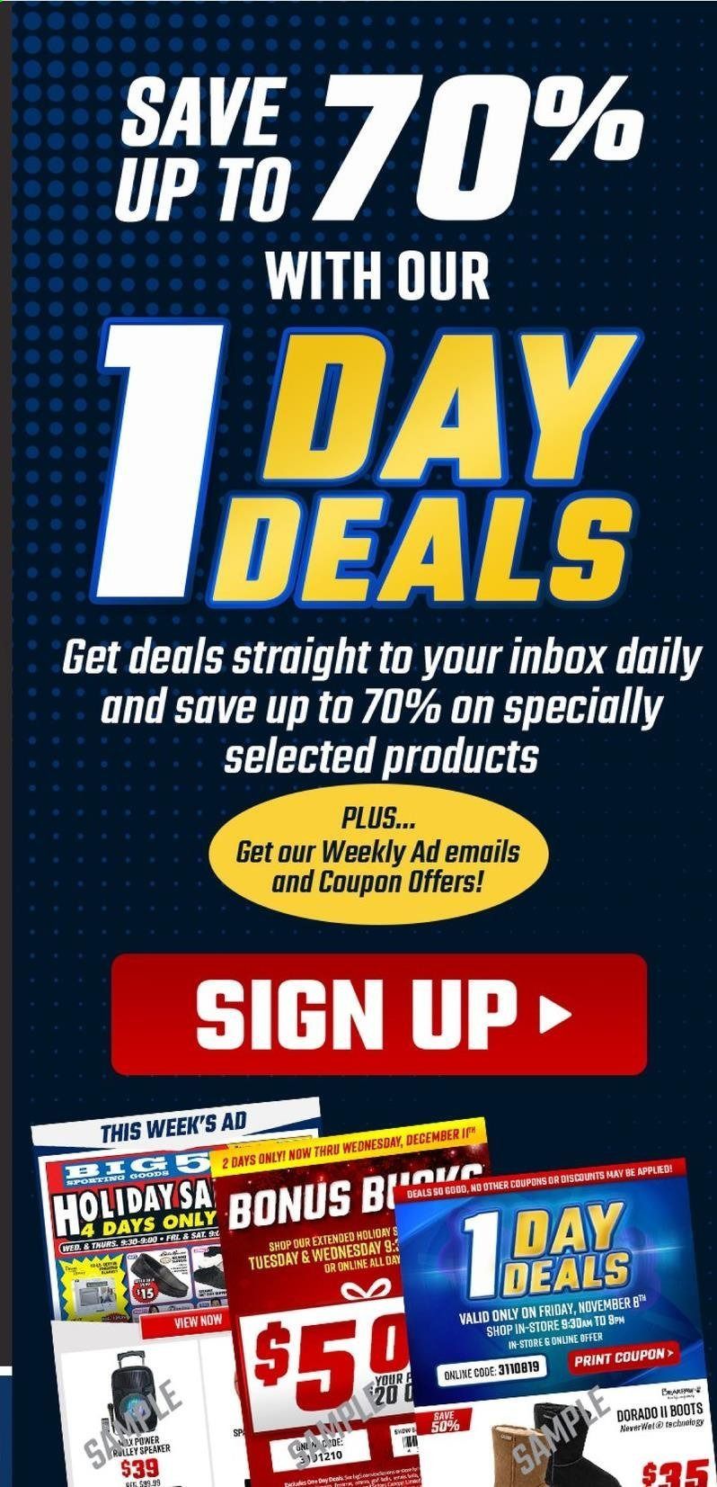 Big 5 Weekly Ad Flyer March 21 to March 27