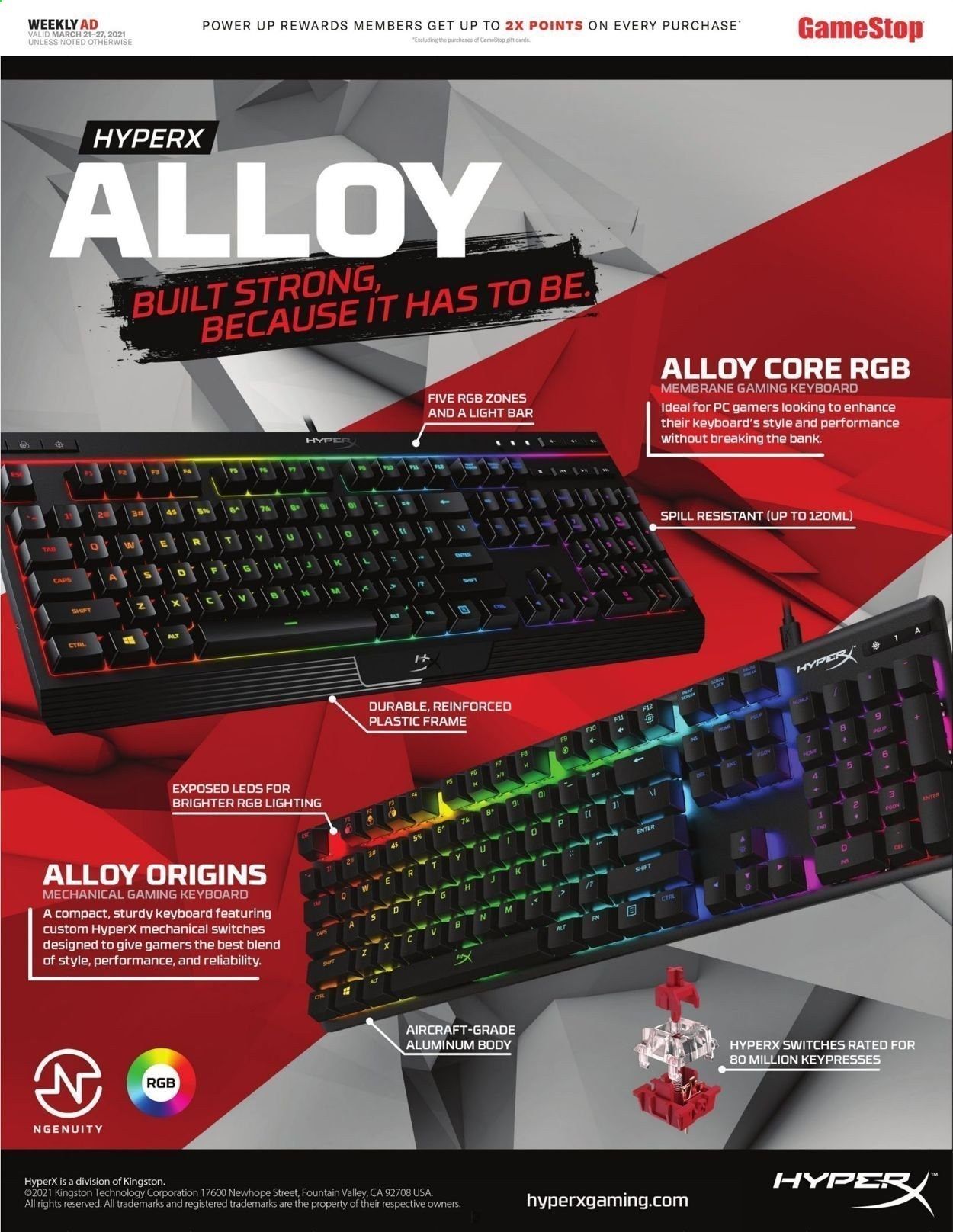 GameStop Weekly Ad Flyer March 21 to March 27