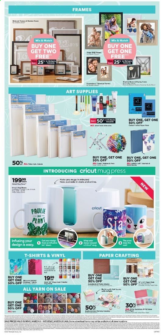 Michaels Weekly Ad Flyer March 21 to March 27