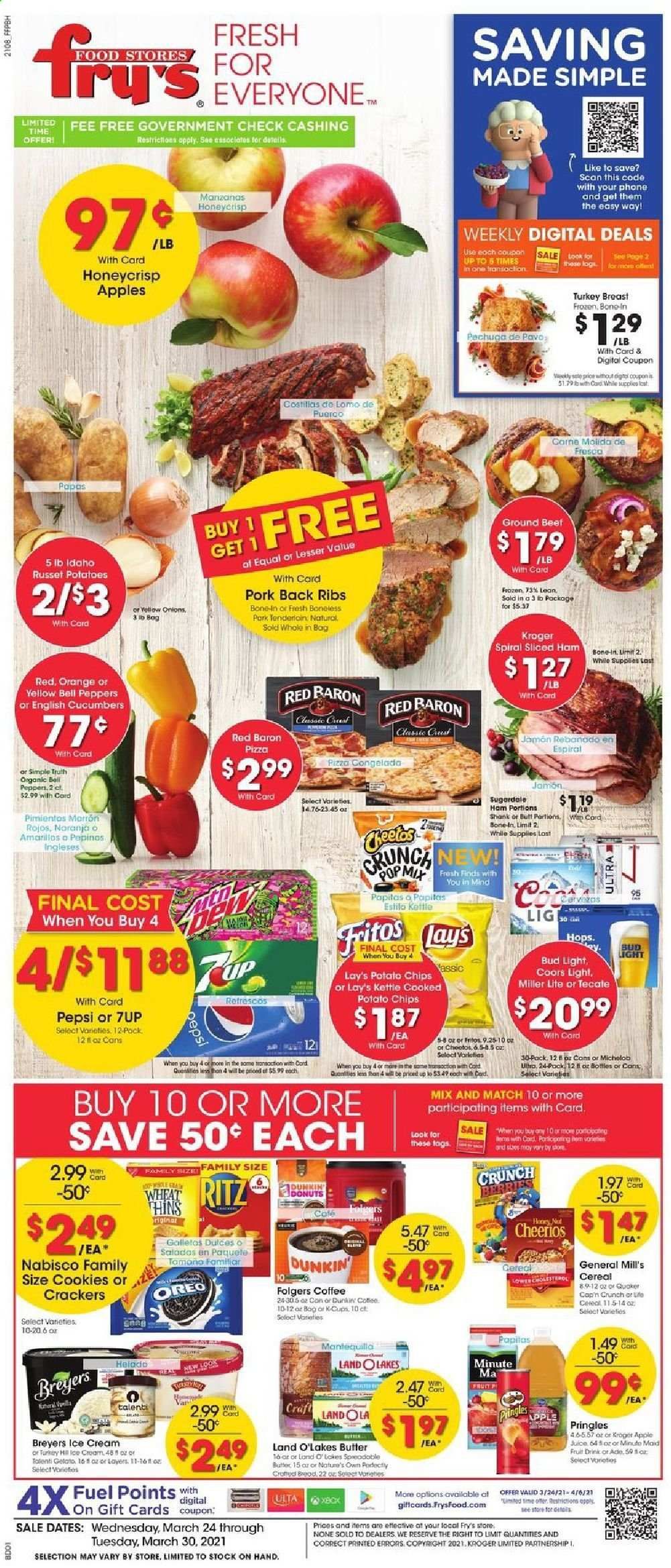 Fry’s (AZ) Weekly Ad Flyer March 24 to March 30