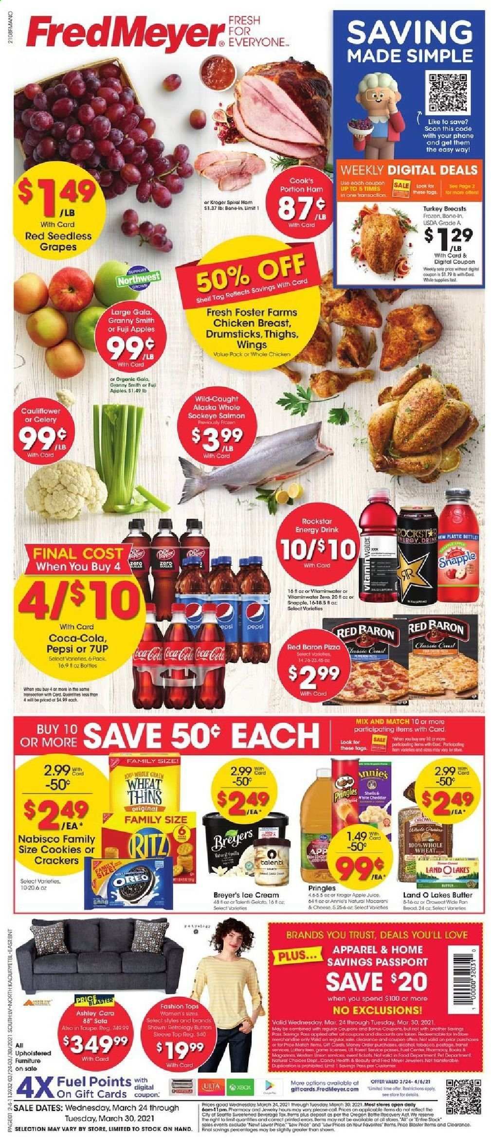 Fred Meyer (DC, DE, NJ, NY, PA, VA) Weekly Ad Flyer March 24 to March 30