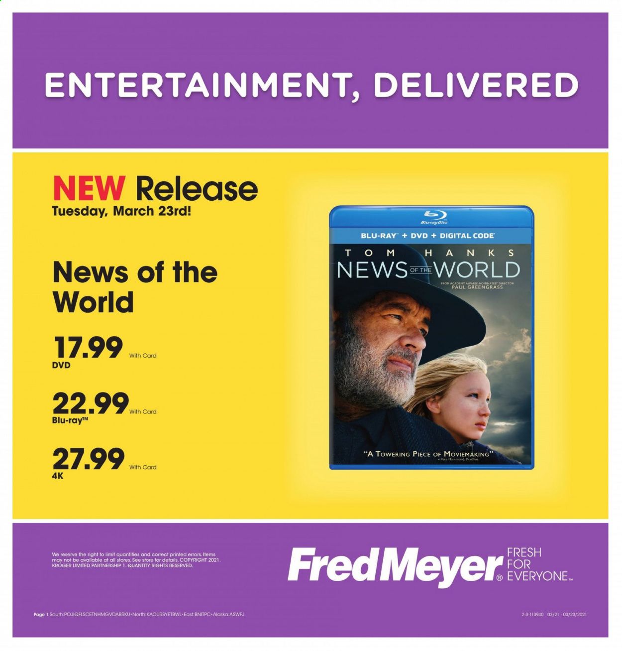 Fred Meyer Weekly Ad Flyer March 23 to March 23