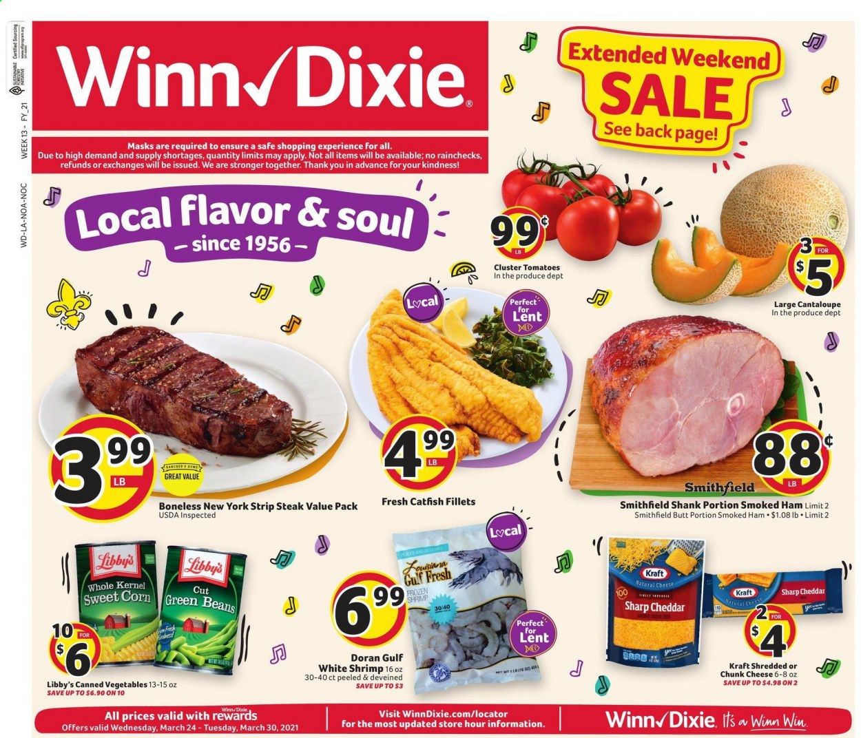 Winn Dixie (AL, FL, GA, LA, MS) Weekly Ad Flyer March 24 to March 30