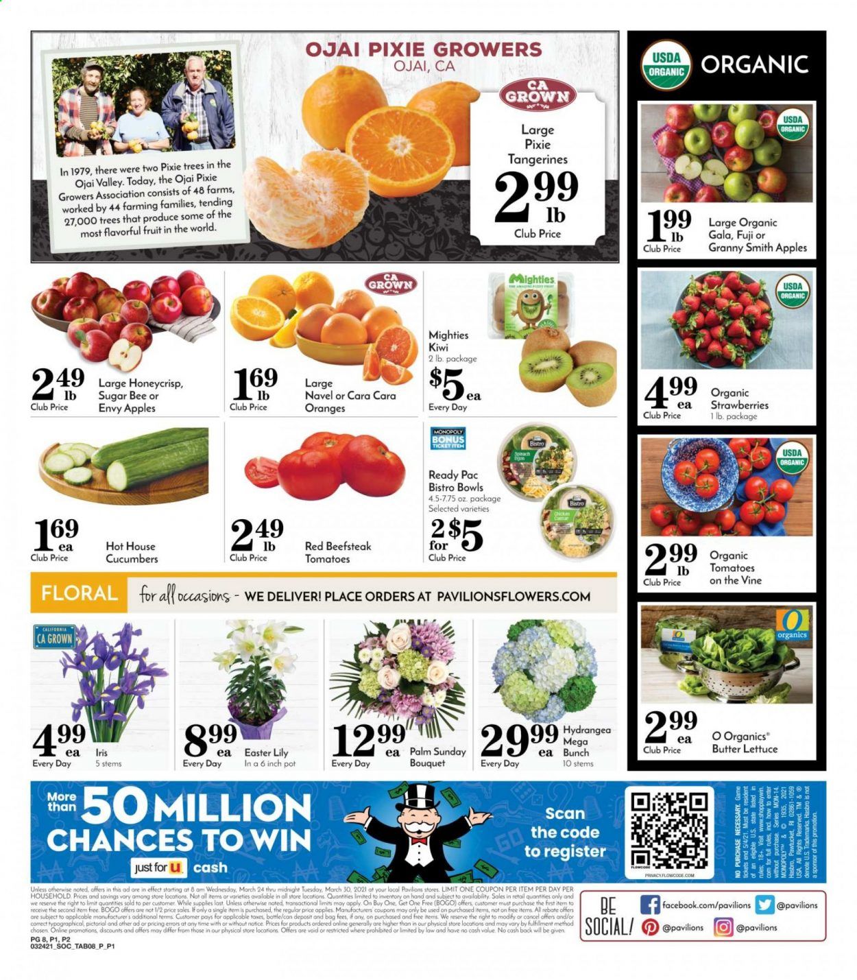 Pavilions (CA) Weekly Ad Flyer March 24 to March 30