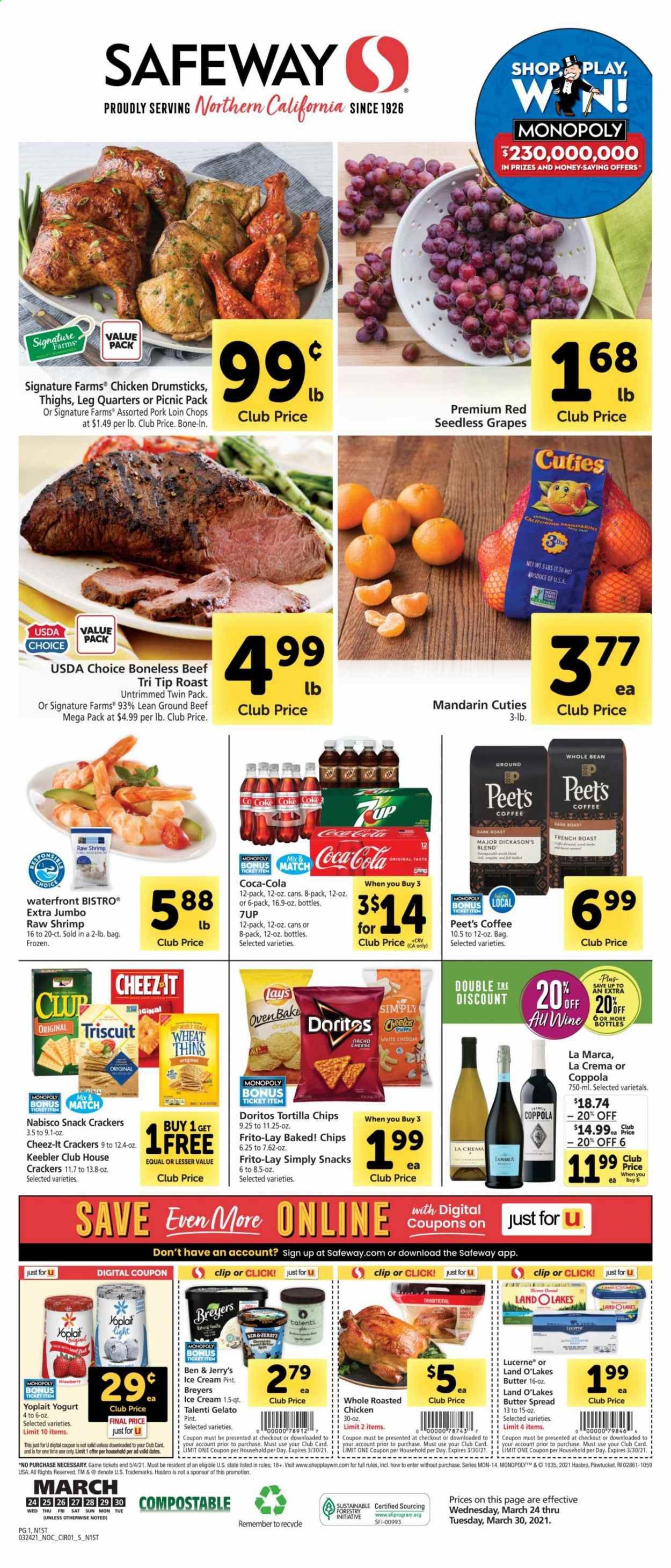 Safeway Weekly Ad Flyer March 24 to March 30