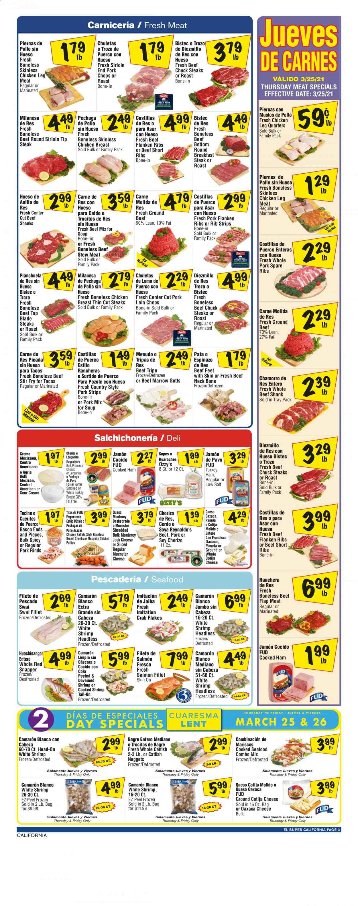 El Super (AZ, CA, NM, NV, TX) Weekly Ad Flyer March 24 to March 30