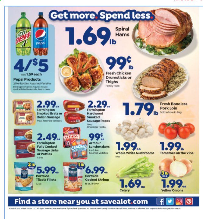 Save a Lot Weekly Ad Flyer March 24 to March 30