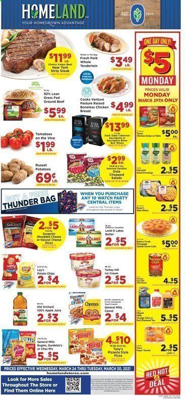 Homeland (OK, TX) Weekly Ad Flyer March 24 to March 30