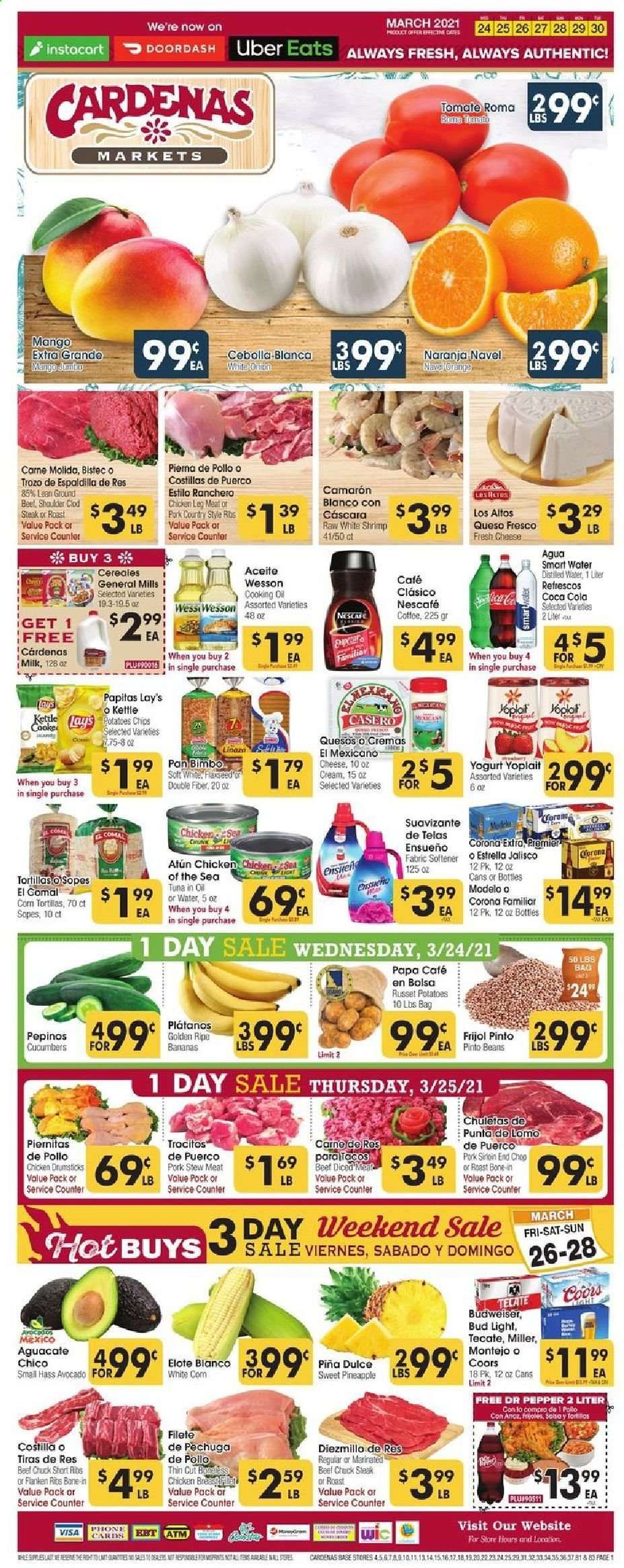 Cardenas (CA, NV) Weekly Ad Flyer March 24 to March 30