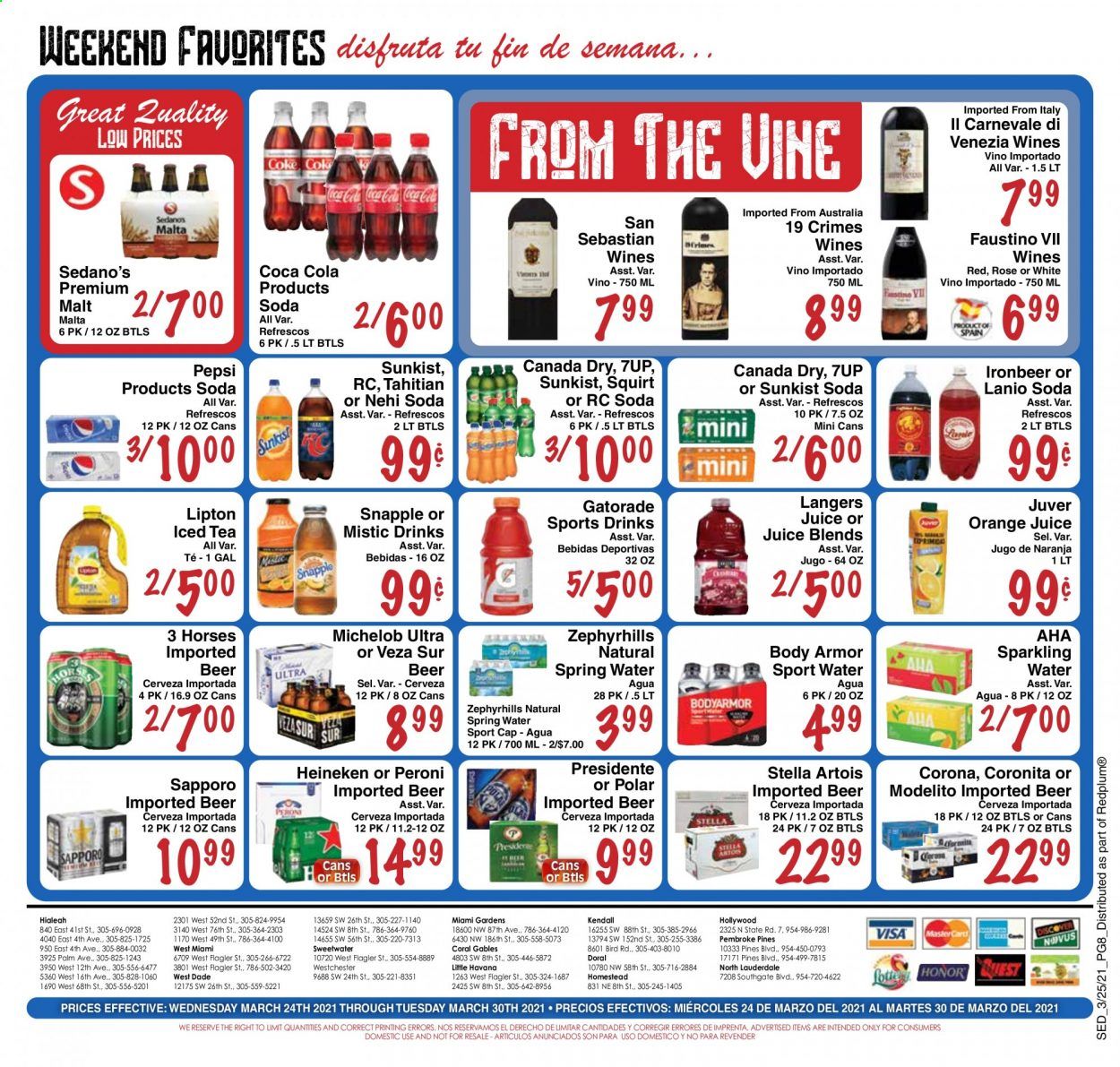 Sedano's (FL) Weekly Ad Flyer March 24 to March 30