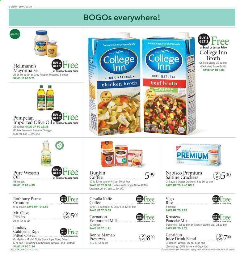 Publix (AL, FL, GA, NC, SC, TN, VA) Weekly Ad Flyer March 25 to April 3