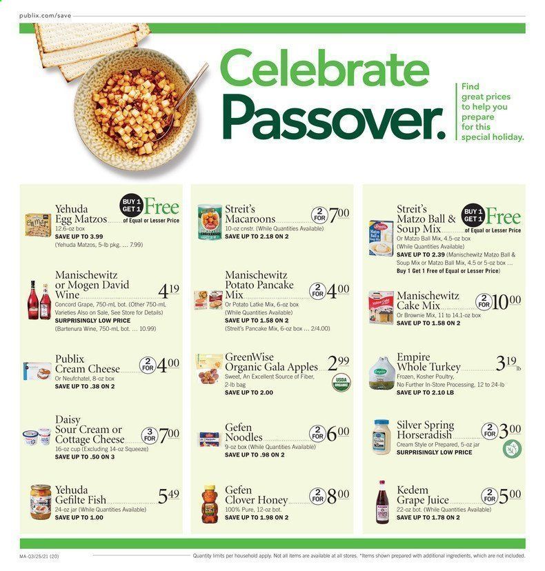 Publix (AL, FL, GA, NC, SC, TN, VA) Weekly Ad Flyer March 25 to April 3