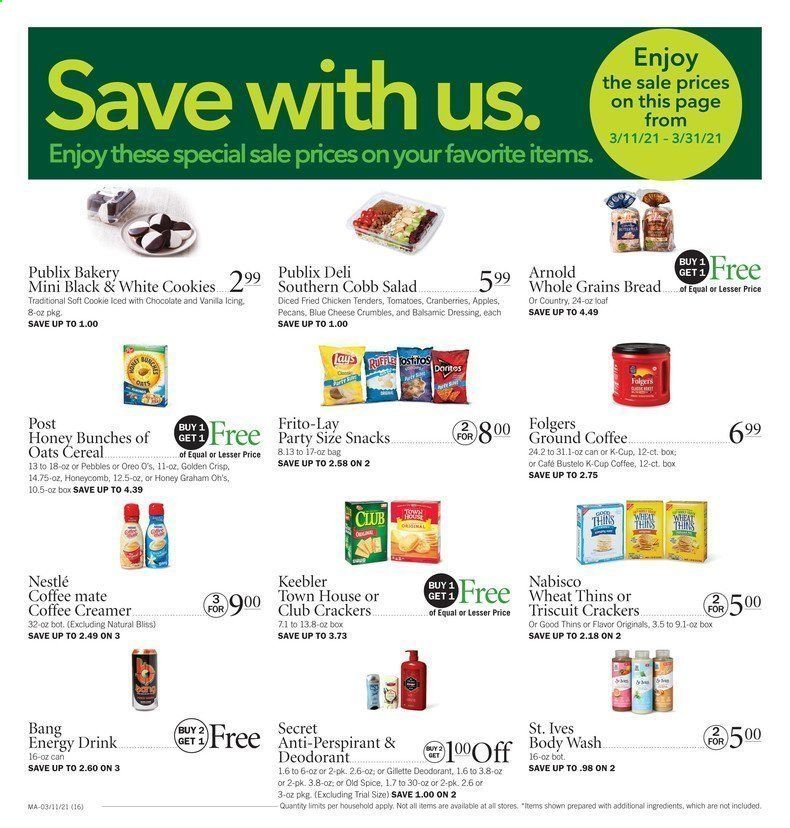 Publix (AL, FL, GA, NC, SC, TN, VA) Weekly Ad Flyer March 25 to April 3
