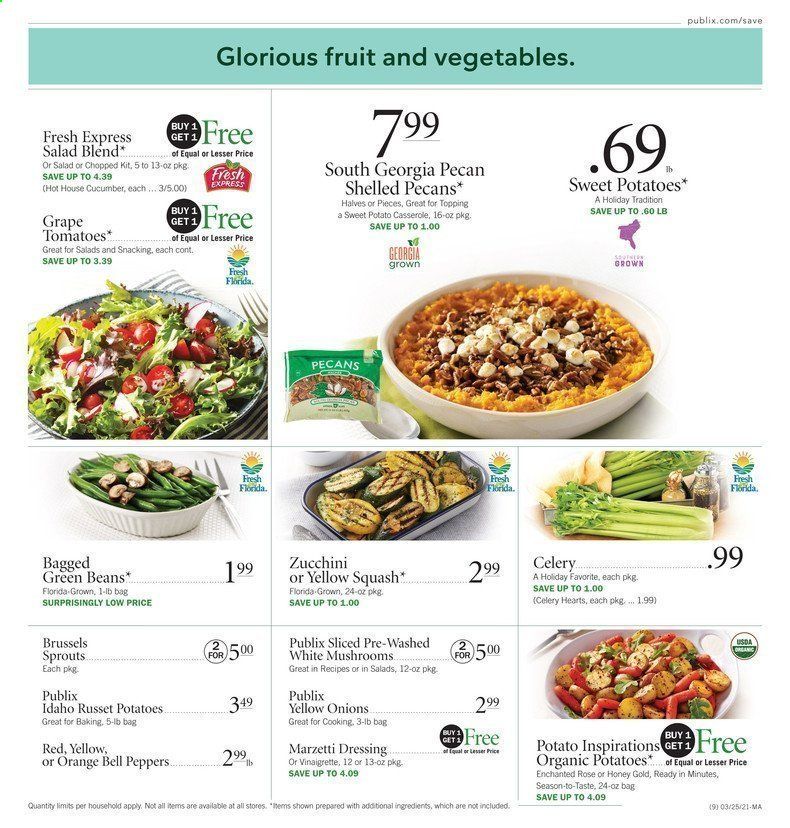 Publix (AL, FL, GA, NC, SC, TN, VA) Weekly Ad Flyer March 25 to April 3