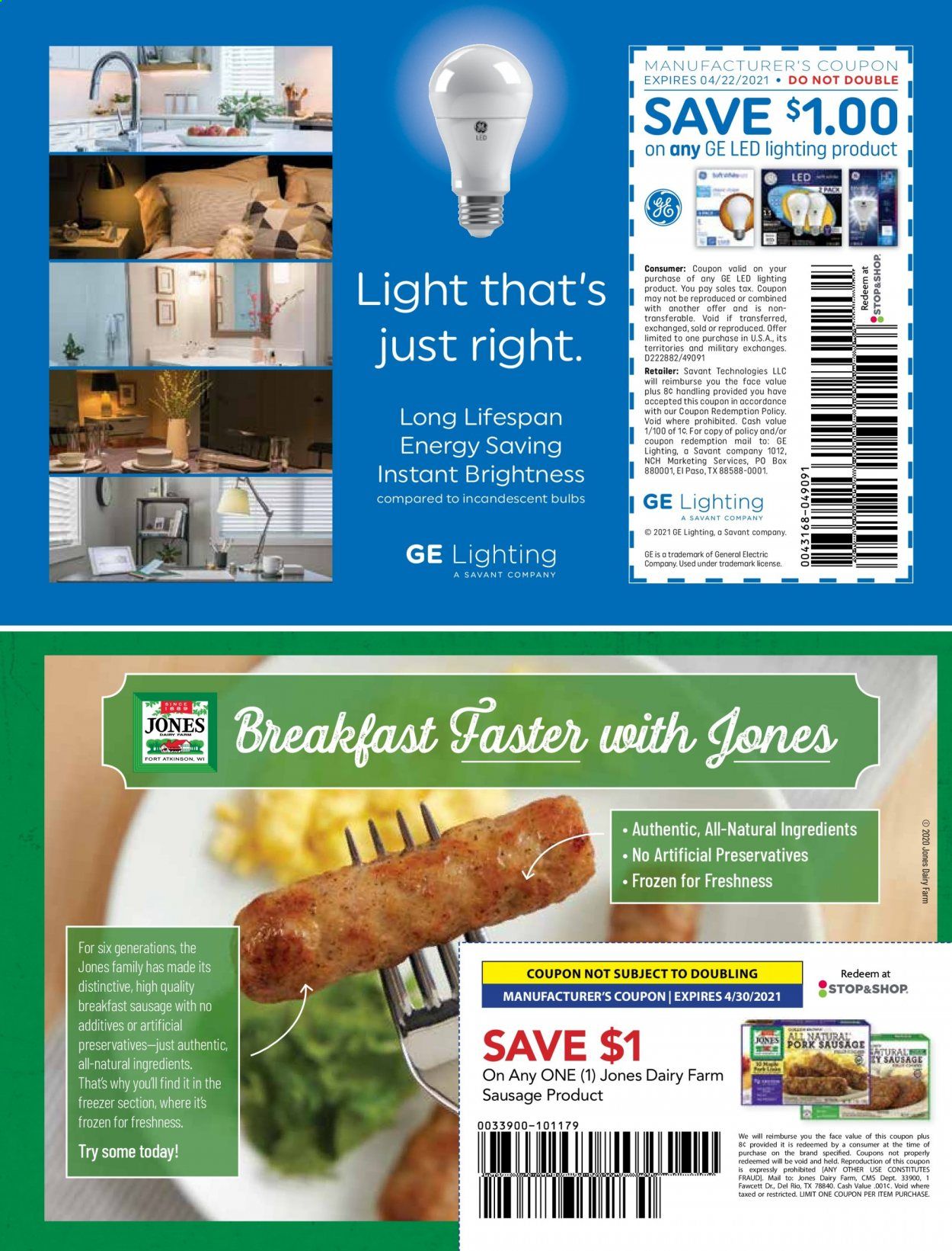 Stop & Shop (CT, MA, NJ, NY, RI) Weekly Ad Flyer April 1 to April 30