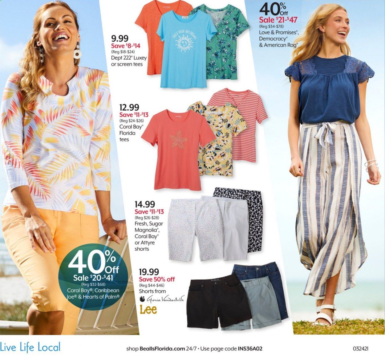 Bealls Florida Weekly Ad Flyer March 24 to March 30