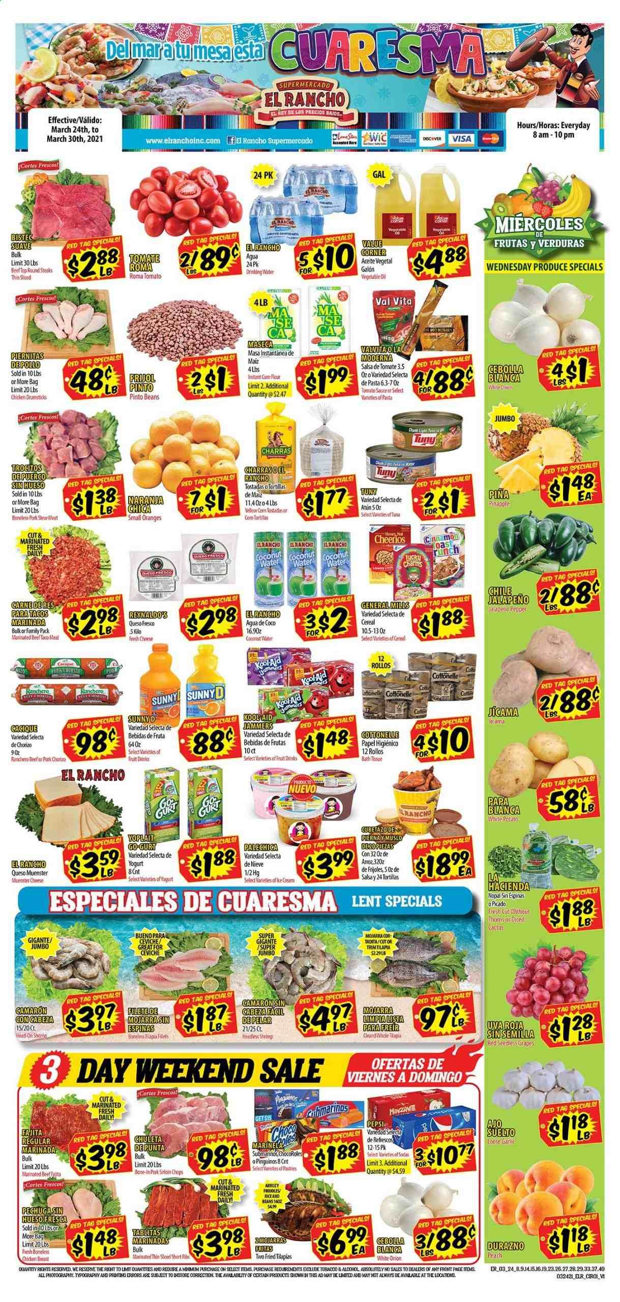 El Rancho (TX) Weekly Ad Flyer March 24 to March 30