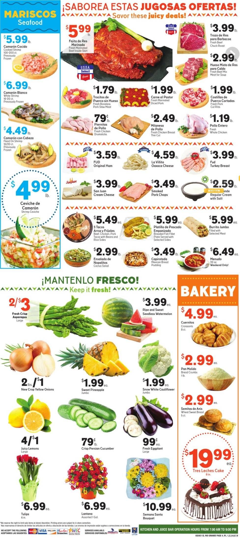 El Rio Grande (10, 21, 25, 30, 34, 53, 90) Weekly Ad Flyer March 24 to March 30