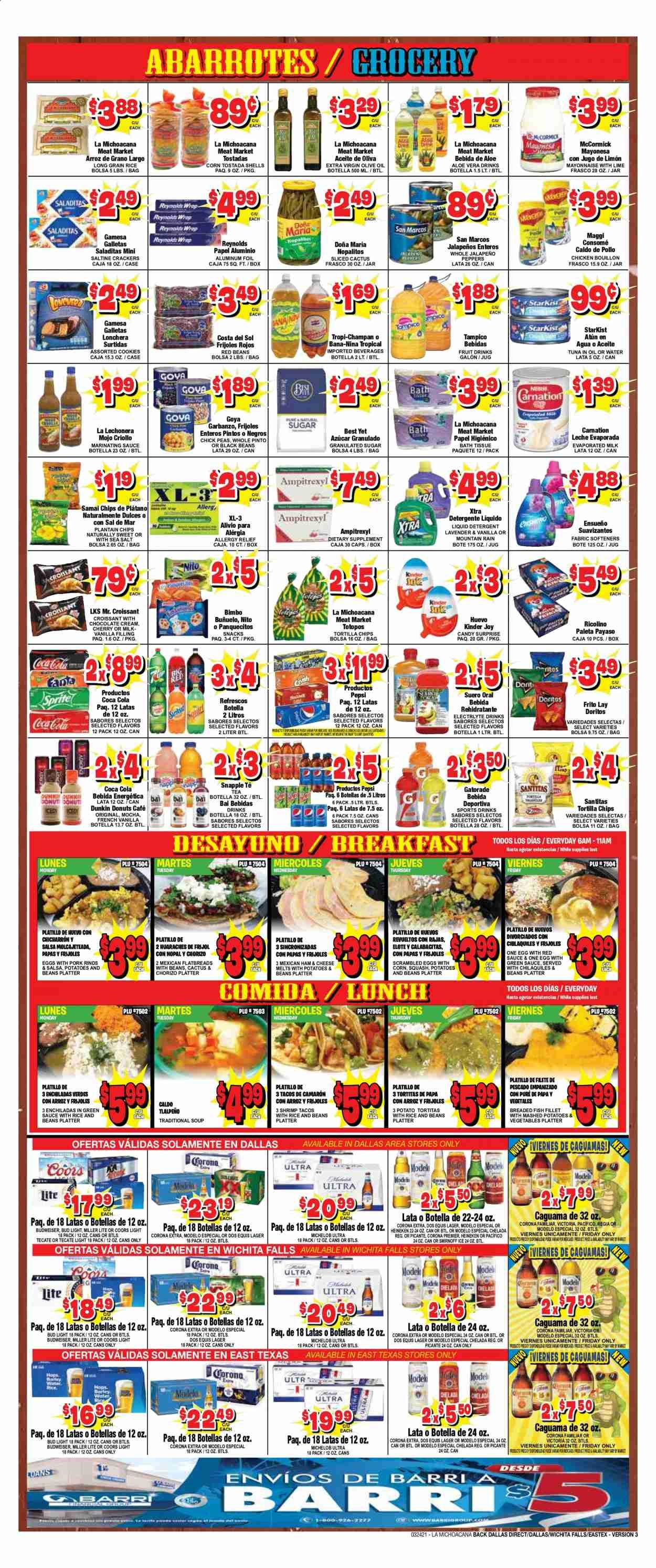 La Michoacana Meat Market (OK, TX) Weekly Ad Flyer March 24 to April 6