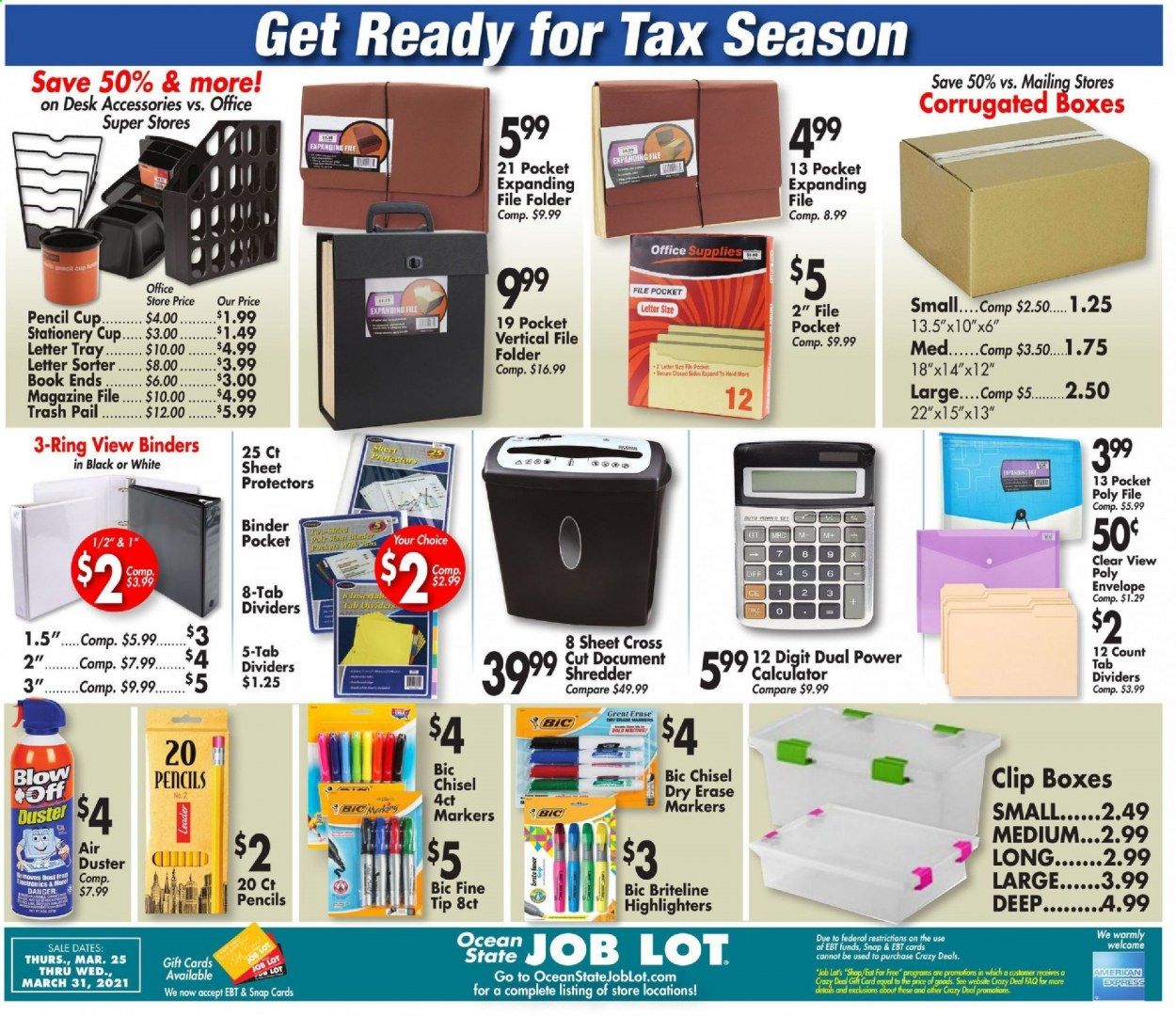 Ocean State Job Lot Weekly Ad Flyer March 25 to March 31