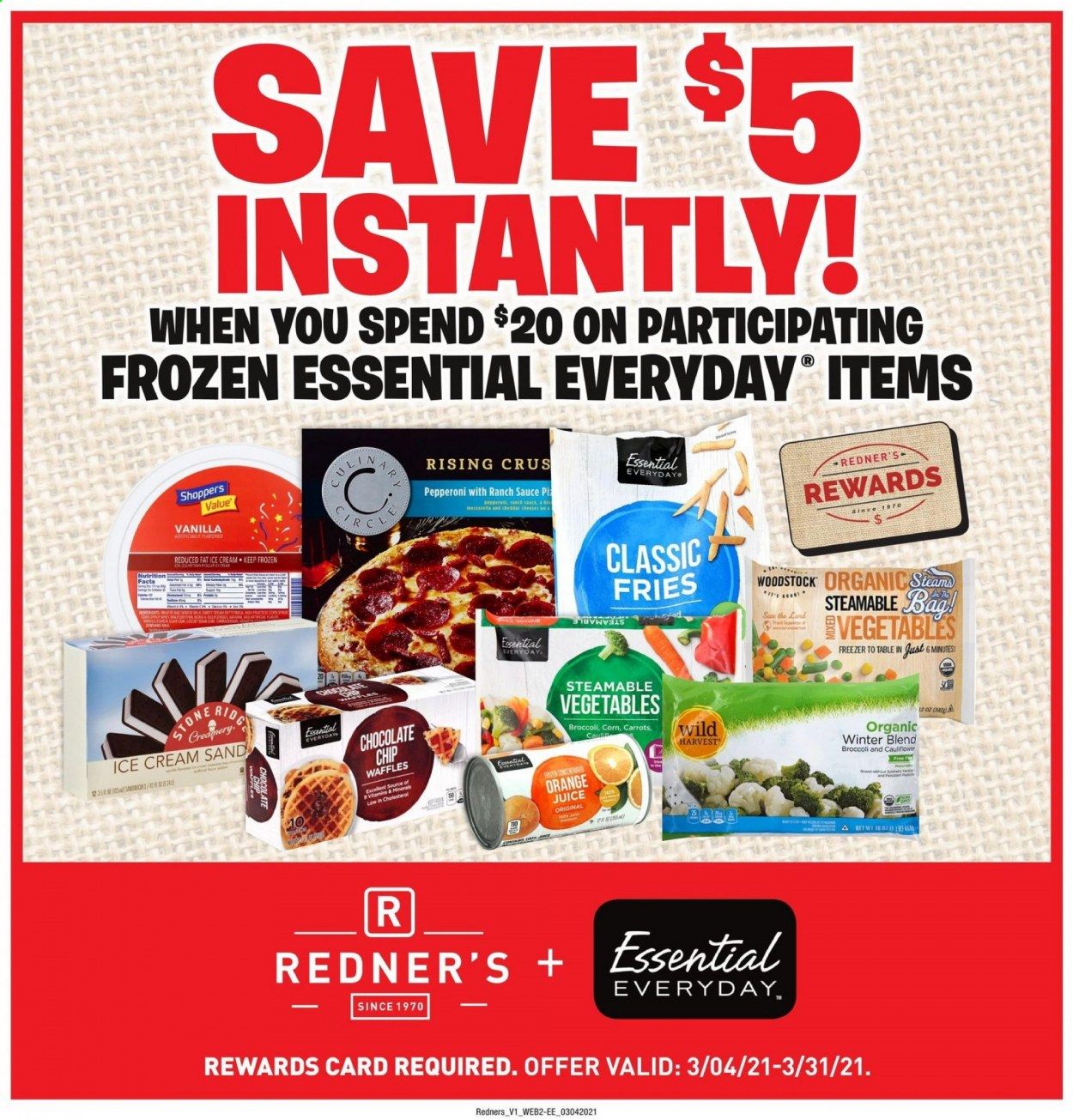 Redner's Markets Weekly Ad Flyer March 25 to March 31