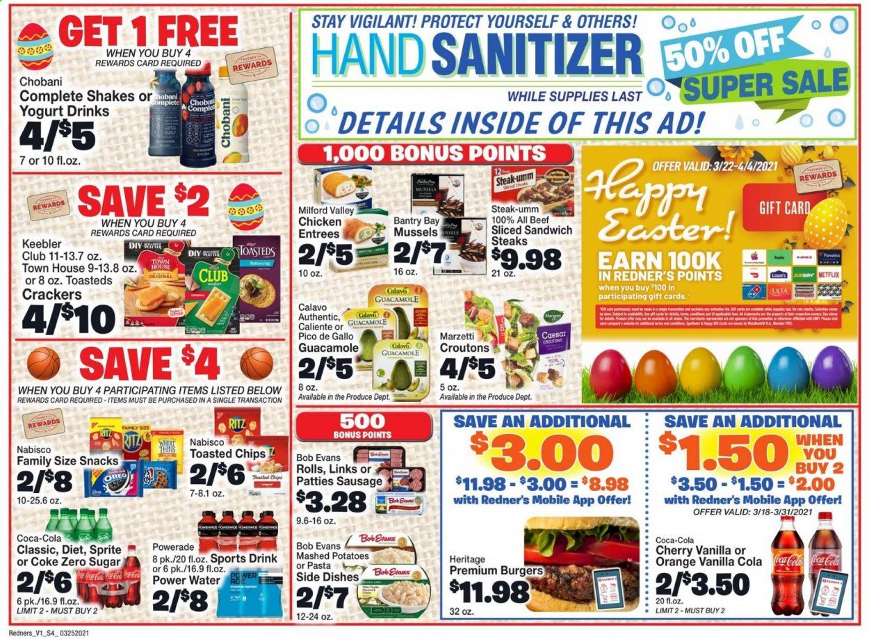 Redner's Markets Weekly Ad Flyer March 25 to March 31