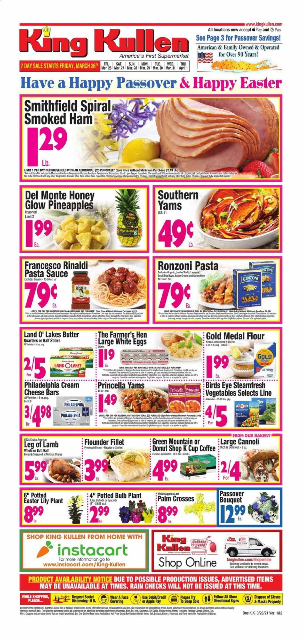 King Kullen Weekly Ad Flyer March 26 to April 1