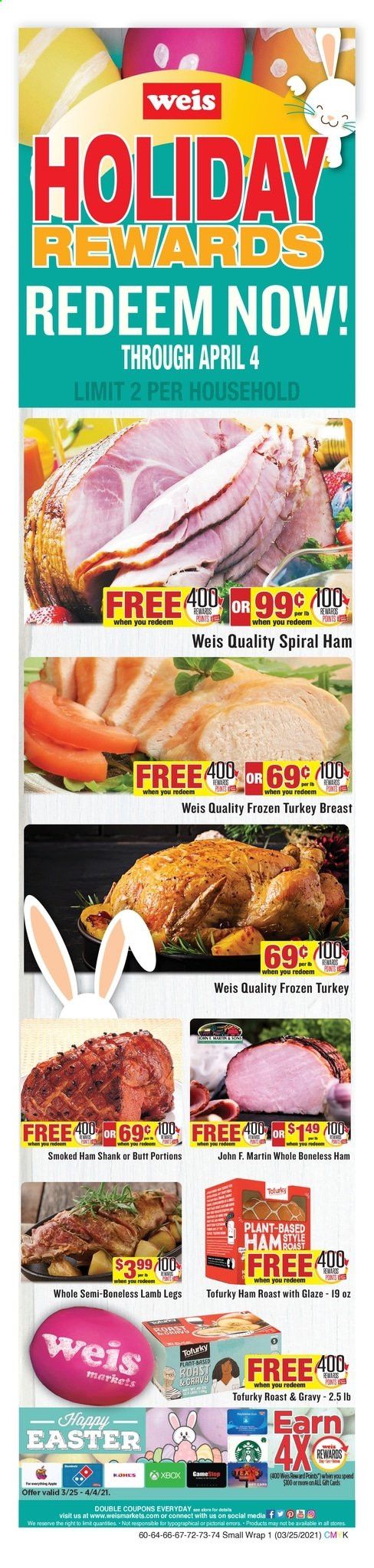 Weis Weekly Ad Flyer March 25 to April 8