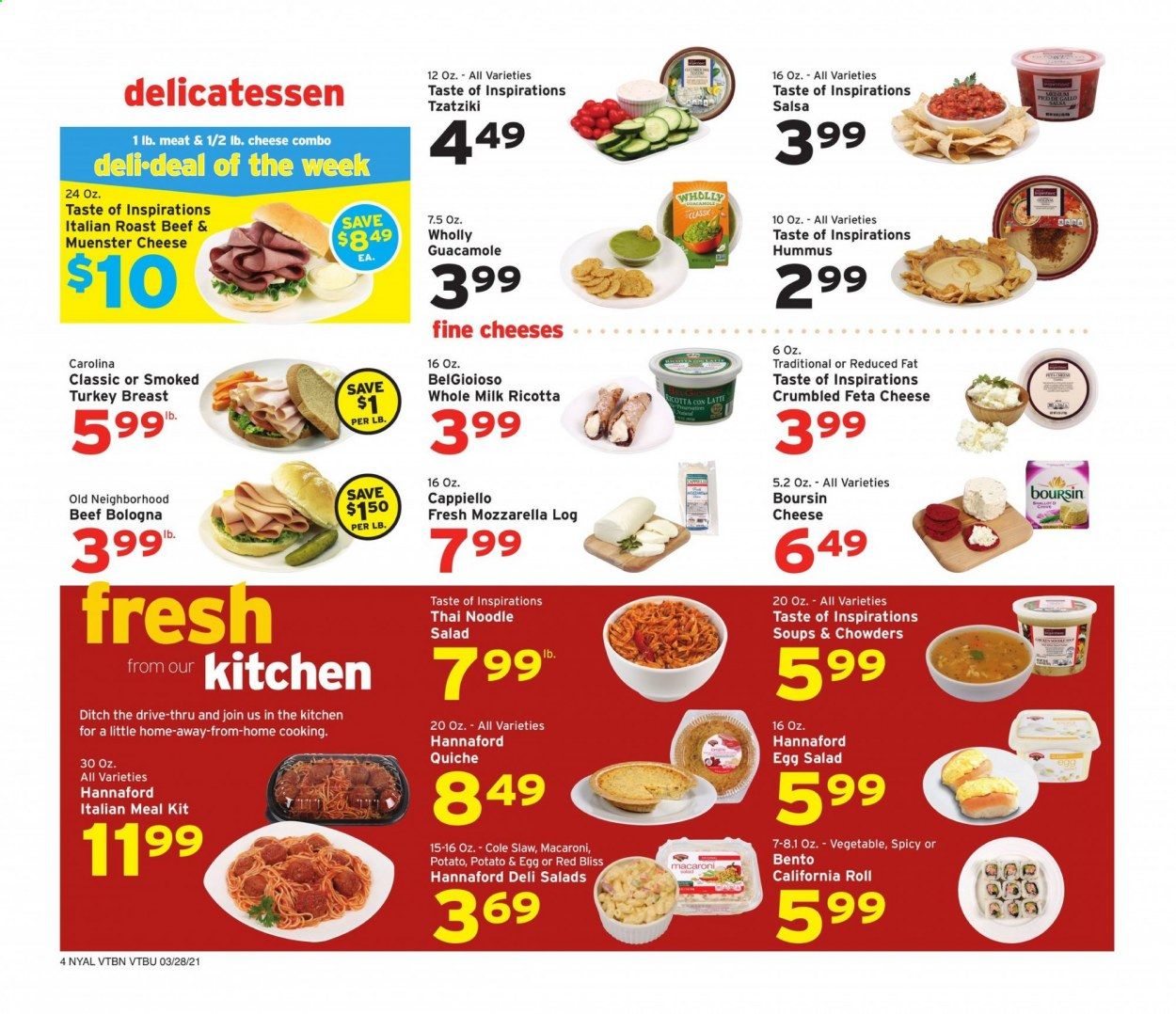 Hannaford (VT) Weekly Ad Flyer March 28 to April 3