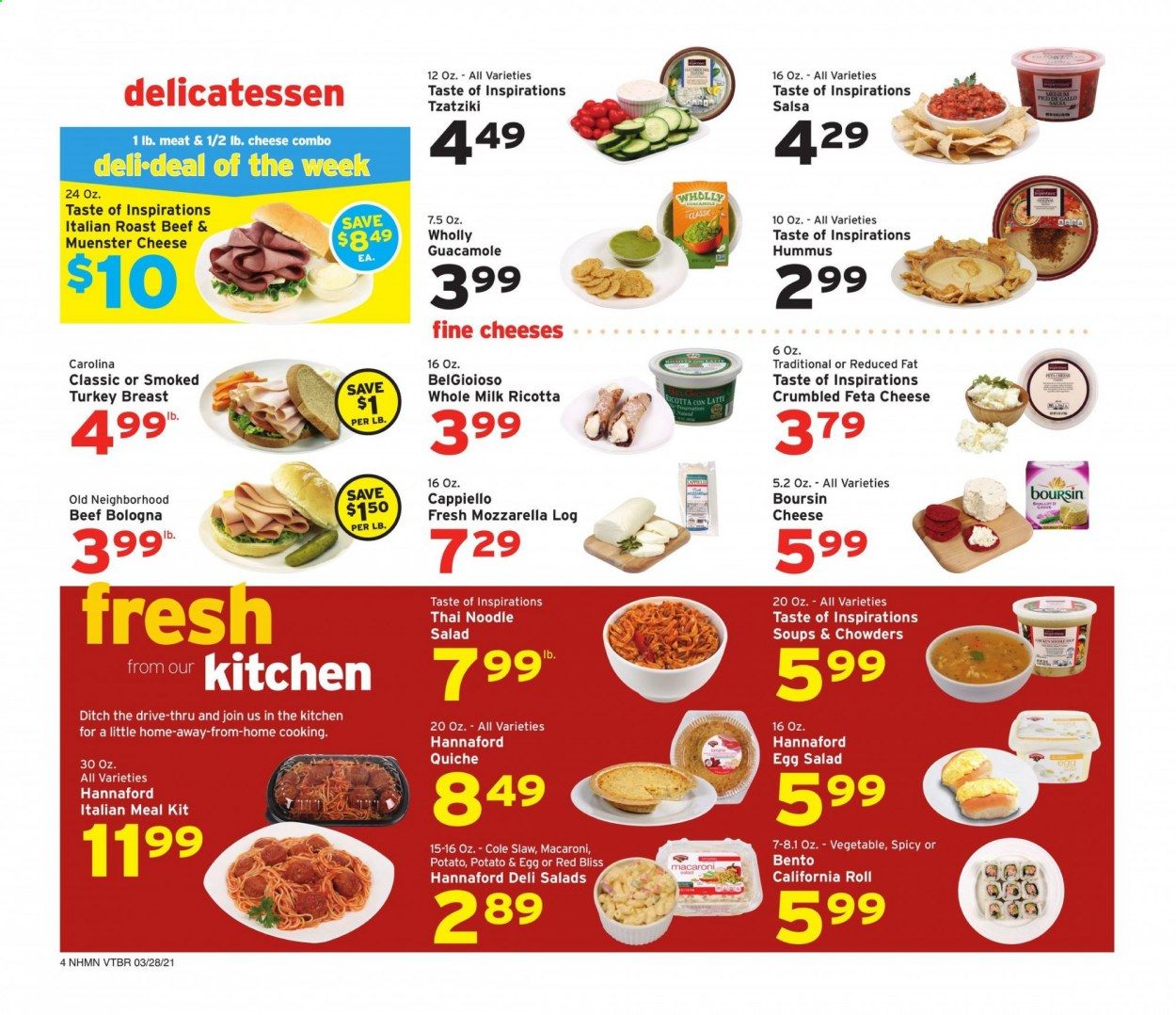 Hannaford (NH) Weekly Ad Flyer March 28 to April 3