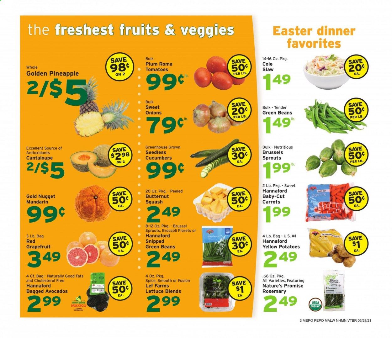 Hannaford (MA) Weekly Ad Flyer March 28 to April 3
