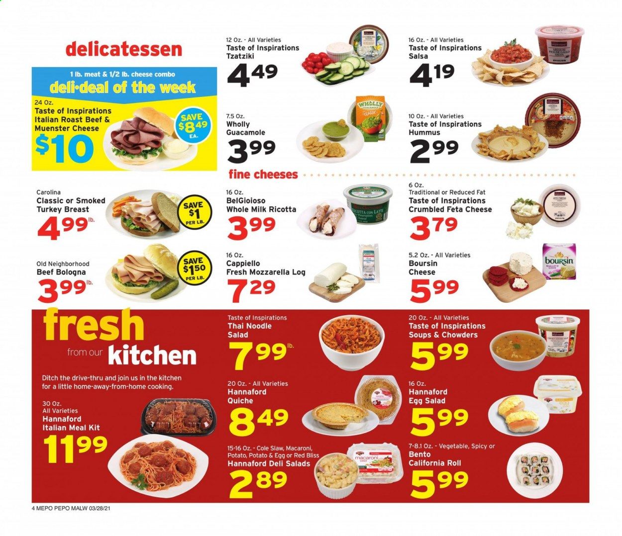 Hannaford (ME) Weekly Ad Flyer March 28 to April 3
