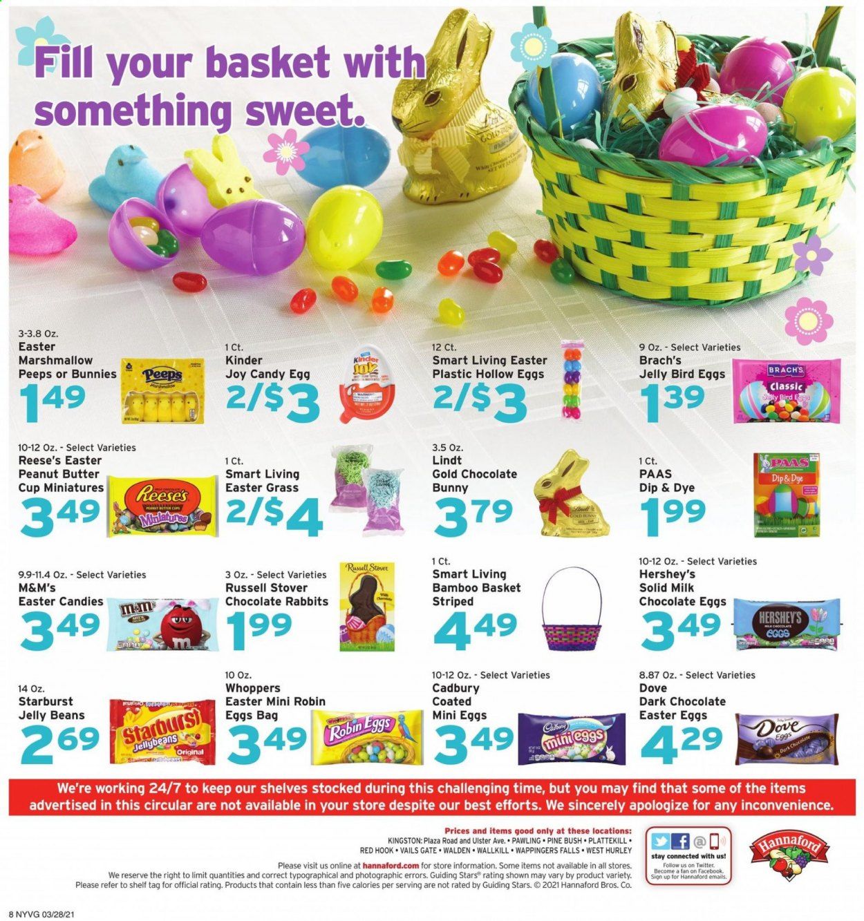Hannaford (NY) Weekly Ad Flyer March 28 to April 3