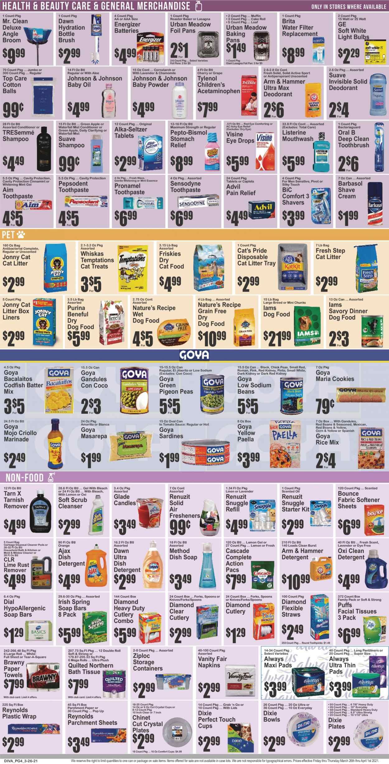 Key Food (NJ, NY) Weekly Ad Flyer March 26 to April 1