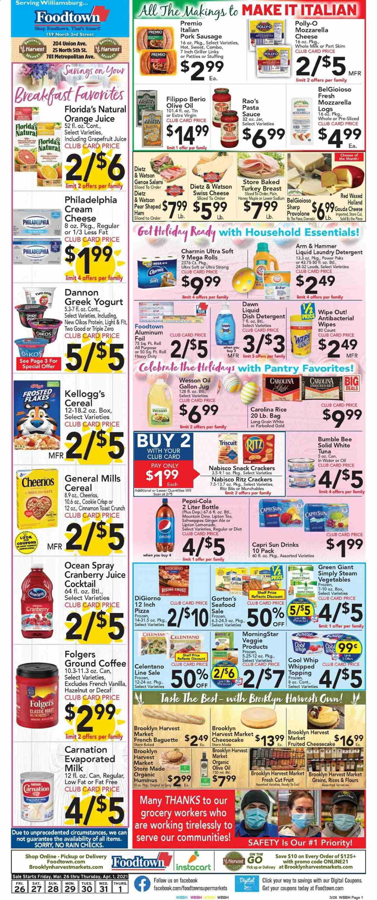 Foodtown (NJ, NY, PA) Weekly Ad Flyer March 26 to April 1