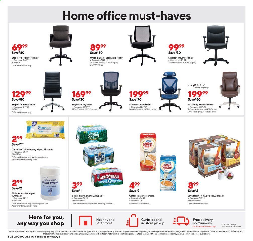 Staples Weekly Ad Flyer March 28 to April 3