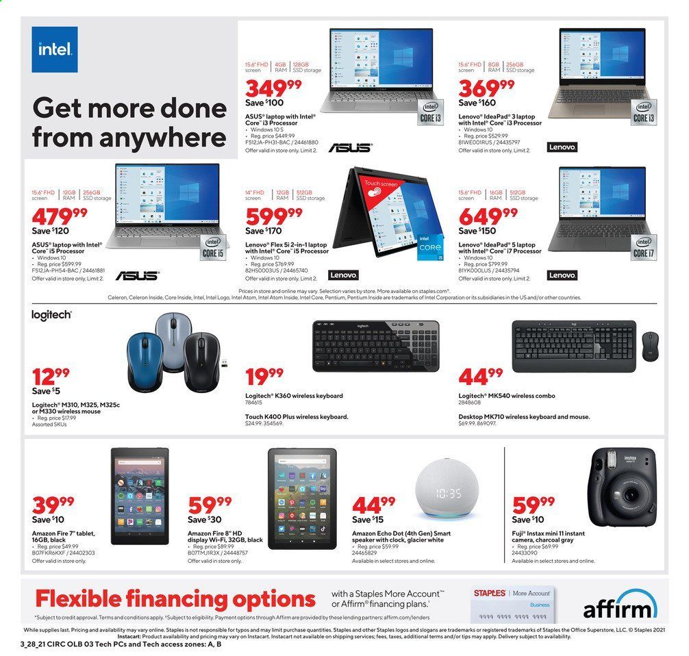 Staples Weekly Ad Flyer March 28 to April 3