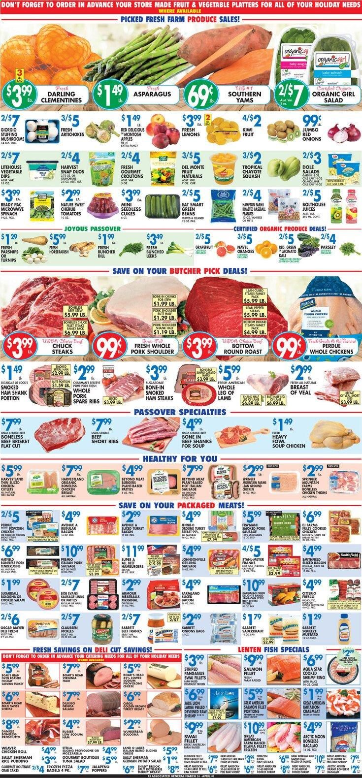 Associated Supermarkets Weekly Ad Flyer March 26 to April 1