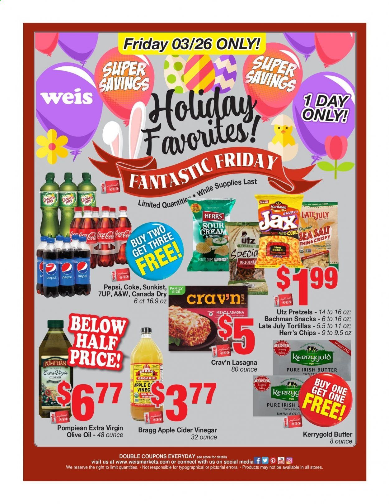 Weis Weekly Ad Flyer March 26 to March 26
