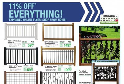 Menards Weekly Ad Flyer March 28 to April 3
