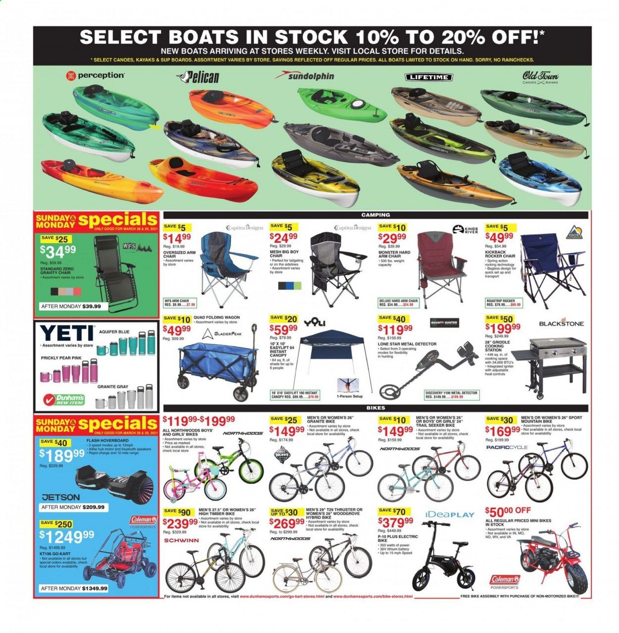 Dunham's Sports (TN, WV) Weekly Ad Flyer March 27 to April 1