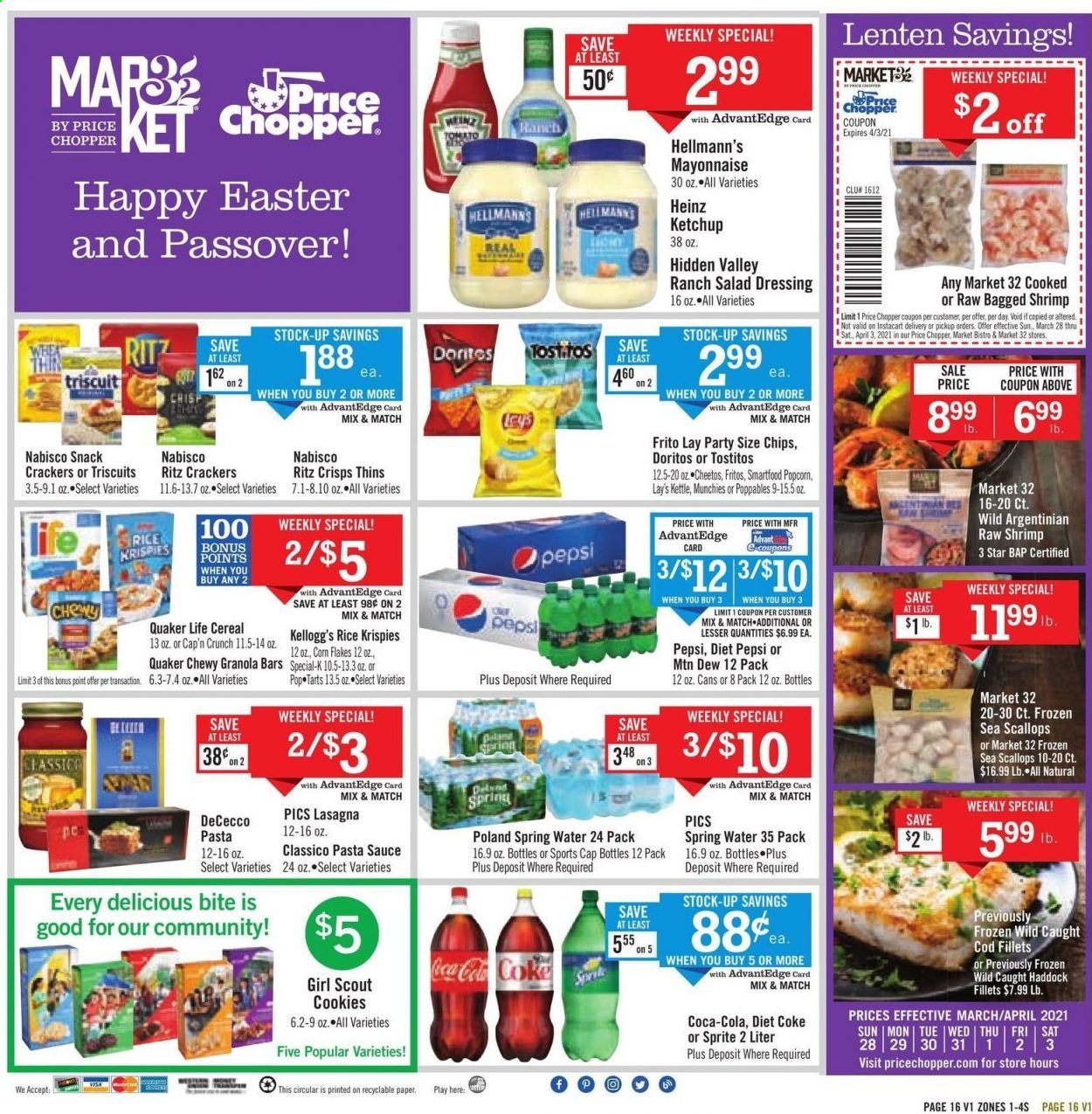 Price Chopper (CT, MA, NH, NY, PA, VT) Weekly Ad Flyer March 28 to April 3