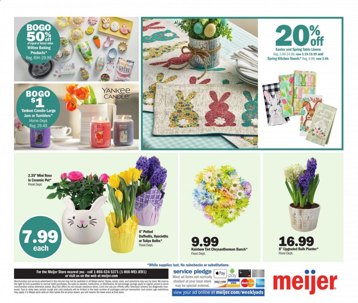 Meijer (IL, IN, KY, MI, OH, WI) Weekly Ad Flyer March 28 to April 4
