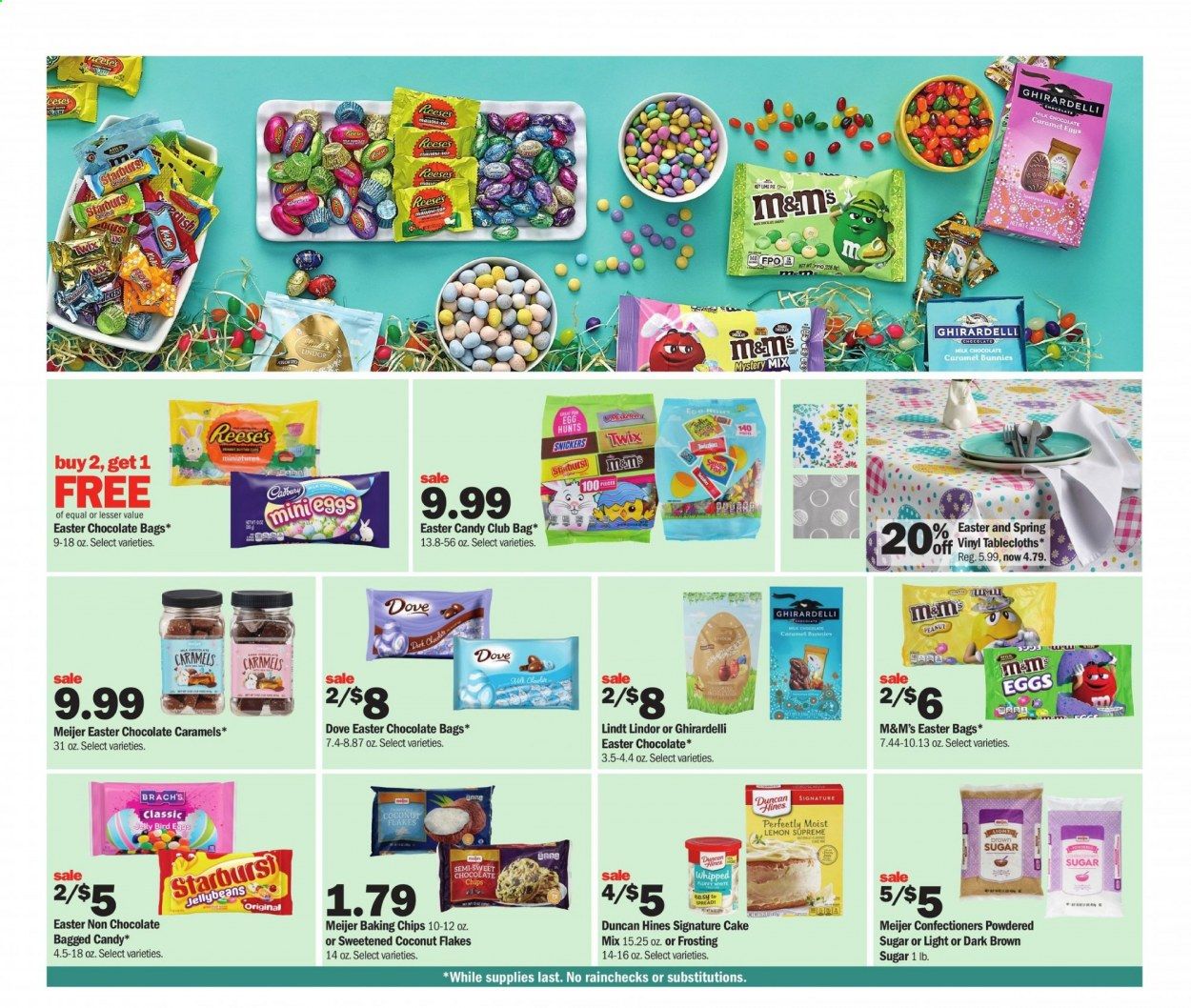 Meijer (IL, IN, KY, MI, OH, WI) Weekly Ad Flyer March 28 to April 4
