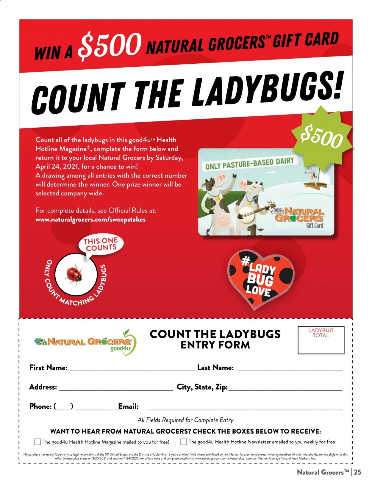Natural Grocers Weekly Ad Flyer March 26 to April 24