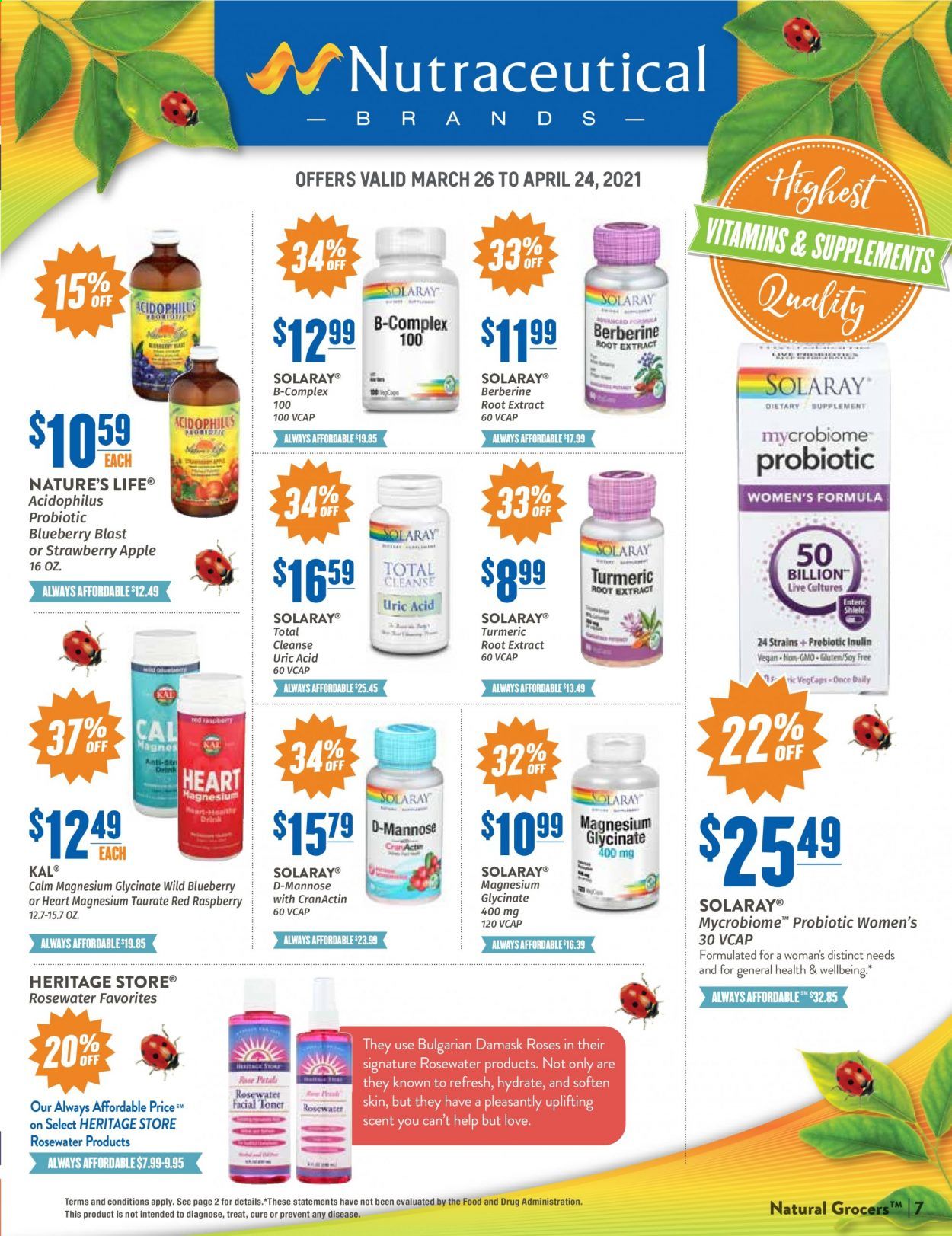 Natural Grocers Weekly Ad Flyer March 26 to April 24