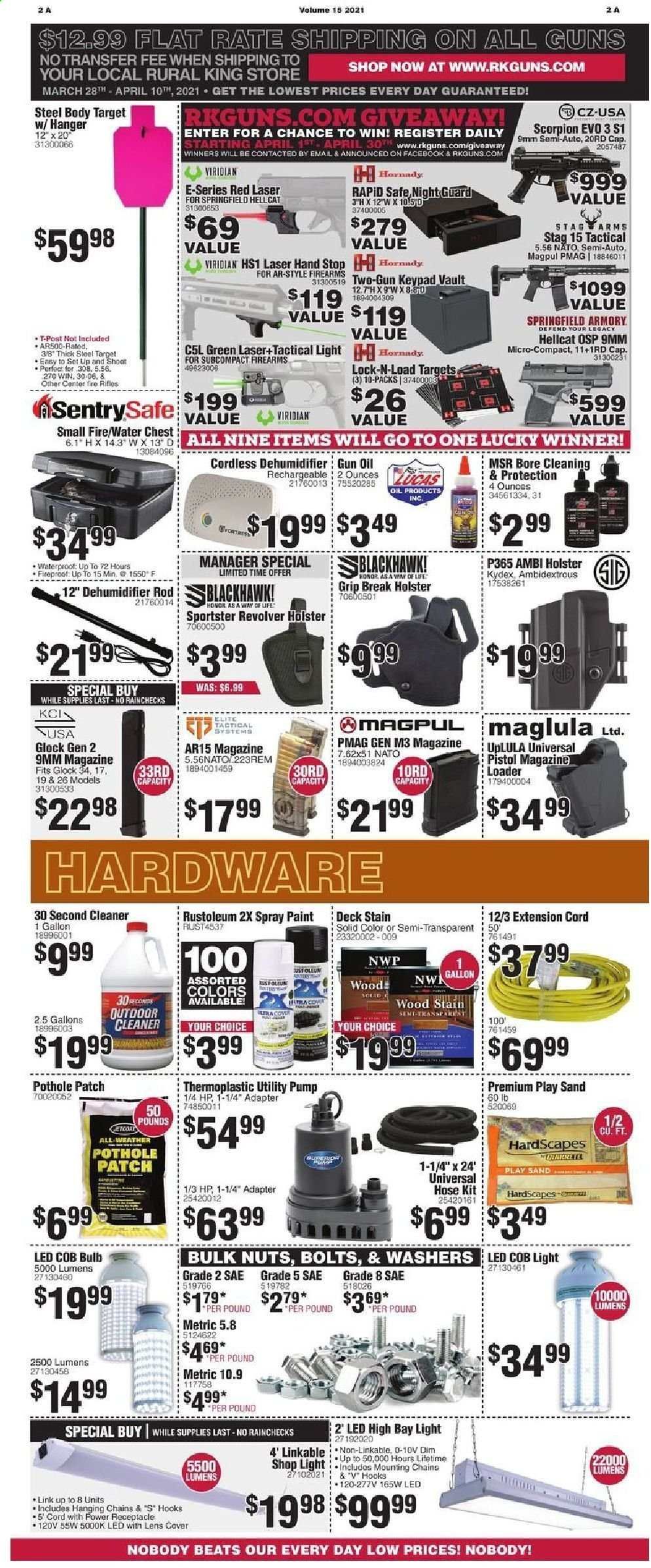 Rural King Weekly Ad Flyer March 28 to April 10