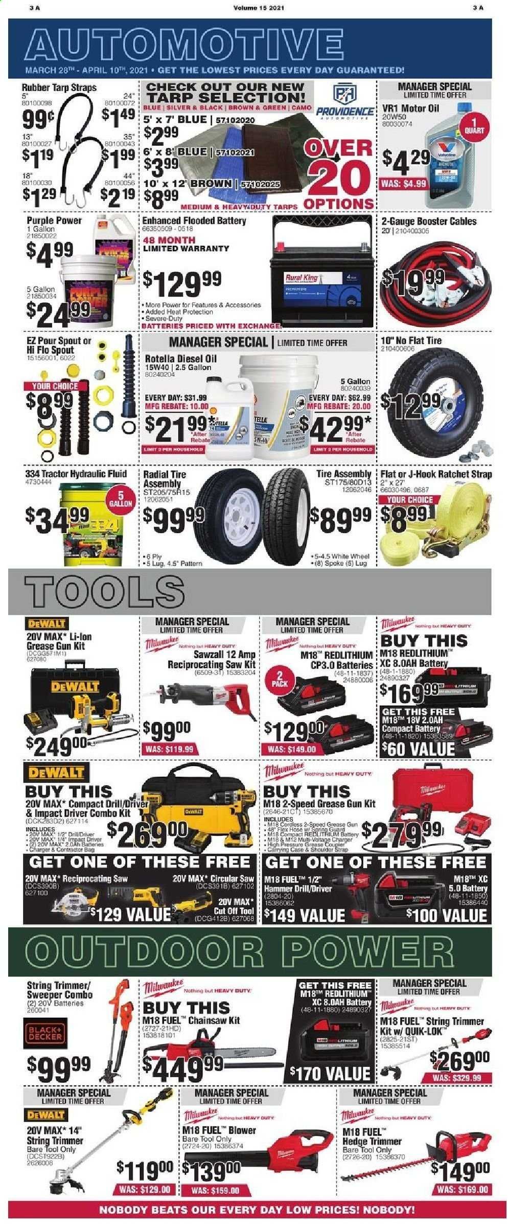 Rural King Weekly Ad Flyer March 28 to April 10