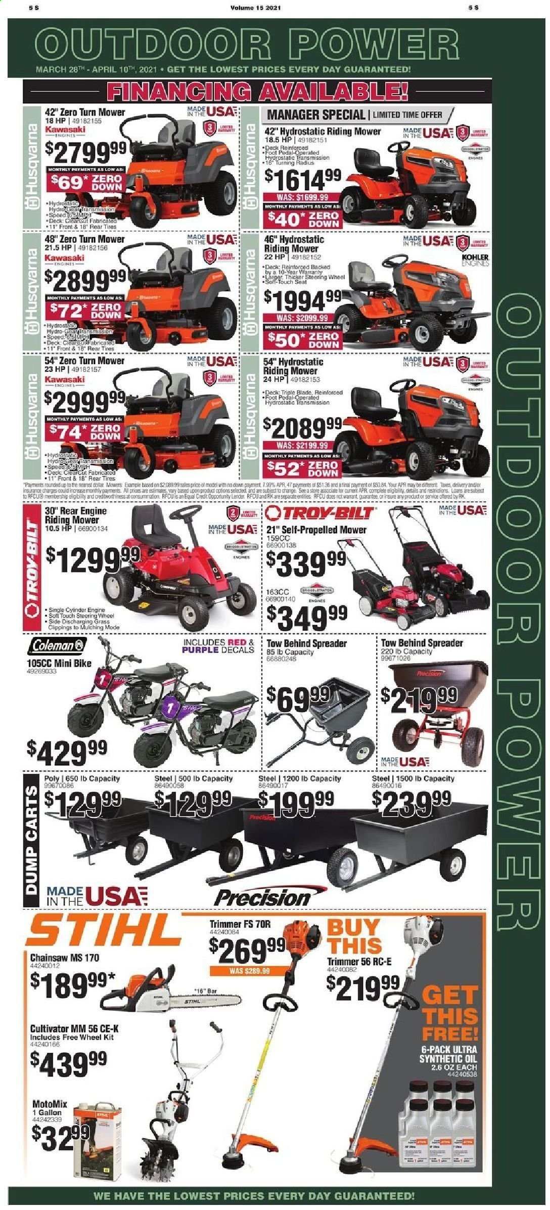 Rural King Weekly Ad Flyer March 28 to April 10