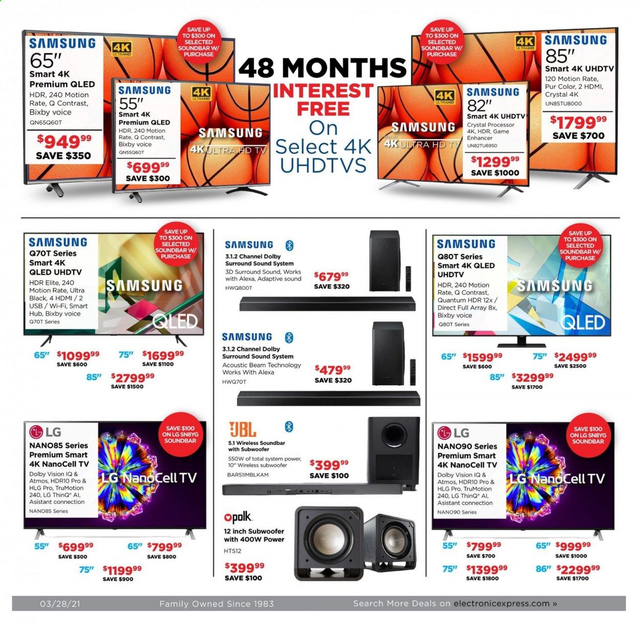 Electronic Express Weekly Ad Flyer March 28 to April 3